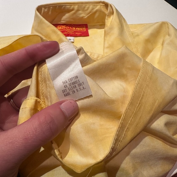 Vintage Tie Front sleeveless Crop Top Small - Picture 4 of 6